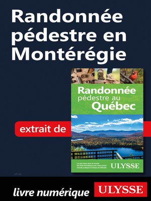 cover image of Randonnée pédestre en Montérégie